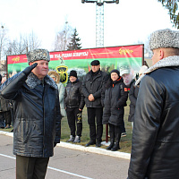 Военную присягу приняли и новобранцы войск связи