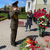 Военнослужащие 127 брс приняли участие в торжественном мероприятии 