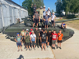 В 120 омбр завершилась смена спортивно-патриотического лагеря «Рогачевцы»