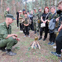  На базе 2-й инженерной бригады  проходит летняя смена военно-патриотического лагеря