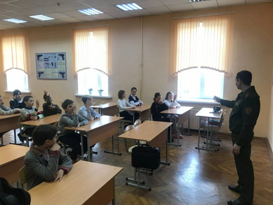 В гостях у минских суворовцев