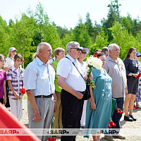 Военнослужащие 36-й дорожно-мостовой бригады приняли участие в торжественном митинге в урочище Стриево