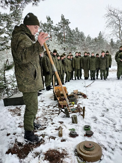 Практическое занятие по инженерной подготовке и сапёрному делу