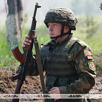 Второй день смотра конкурса на лучший военно патриотический клуб Вооруженных Сил 