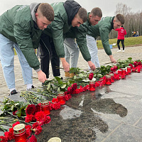Курсанты Военной академии приняли участие в трудовой акции