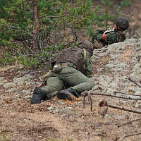 Военнослужащие 377 зрп отработали мероприятия боевой подготовки на полевом выходе