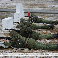 На войсковом стрельбище Гожского полигона прошли занятия с новым пополнением по огневой подготовке