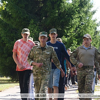 Открытие летнего оздоровительного военно-патриотического лагеря «Юный защитник» на базе 83 оиап