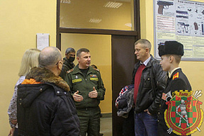 В Минском суворовском военном училище прошел День открытых  дверей. 