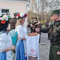 Встреча с «хлебом и солью»