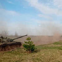 Командно-штабное учение с танковым батальоном механизированной бригады СЗОК