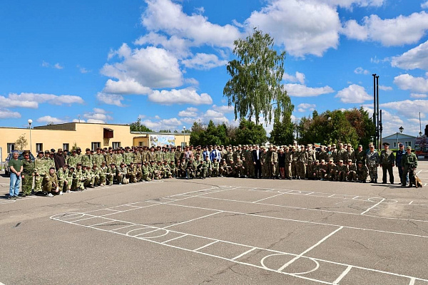 Профориентационное мероприятие для учащихся в военном городке №45 в городе Жодино
