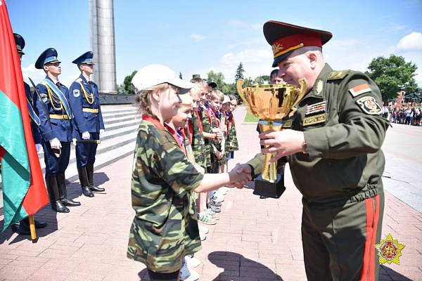 Торжественная церемония закрытия спортивно-патриотической игры «Зарничка»