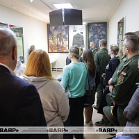 Представители военного информационного агентства «Ваяр» посетили Государственный музей истории Вооружённых Сил Республики Беларусь