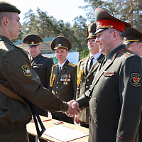 В 72-м Объединенном учебном центре подготовки прапорщиков и младших специалистов состоялся торжественный ритуал принятия Военной присяги