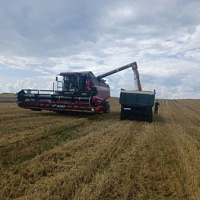 Военнослужащие продолжают оказывать помощь сельским труженикам в уборочной страде