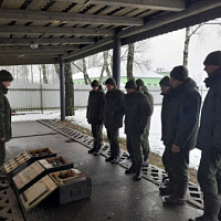 Занятие с гвардейцами по инженерной подготовке