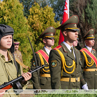 На Восточном кладбище Минска состоялся митинг-реквием, посвящённый памяти Героя Советского Союза Ивана Миренкова
