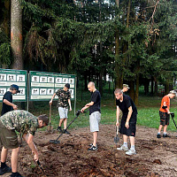  На базе 2-й инженерной бригады  проходит летняя смена военно-патриотического лагеря