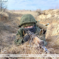 Комплексное тактическое занятие с боевой стрельбой с военнослужащими 6 омбр
