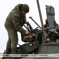 Подготовка к состязаниям на лучшего командира, наводчика, водителя БТР-82А СЗОК