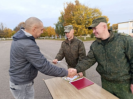 В 51 абр завершились сборы военнообязанных