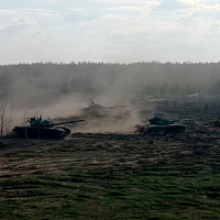 Командно-штабное учение с танковым батальоном механизированной бригады СЗОК