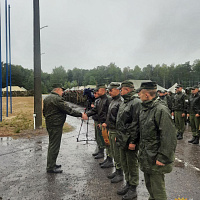 На полигоне Брестский поздравили танкистов