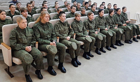 Представители военного факультета в БГУИР посетили Борисовское кадетское училище Минской области