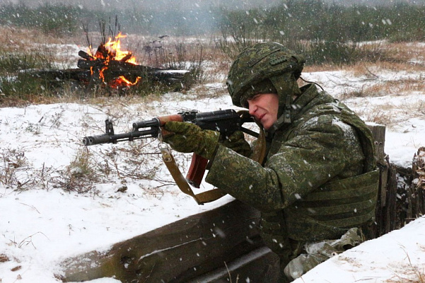 Комплексные контрольные занятия с военнослужащими нового пополнения