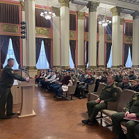В Минском суворовском военном училище прошел день открытых дверей