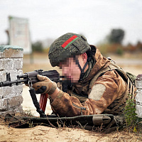 Упражнения контрольных стрельб с военнослужащими 6 омбр