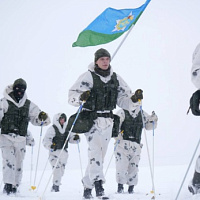 Гвардейцы совершили лыжный переход по памятным местам Витебщины