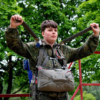 Продолжаются военно-полевые сборы со старшеклассниками