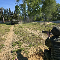 Контрольное тактическое занятие в 38 одшбр