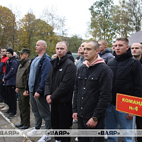 В Гродненском гарнизоне сегодня прошла отправка новобранцев в войска
