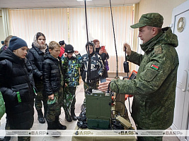 В гостях у связистов — кадеты и школьники