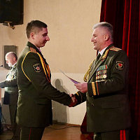 Генерал-майор Андрей Горбатенко поздравил личный состав Военной академии с наступающим праздником