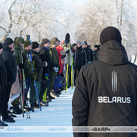 В Минске прошли соревнования по лыжным гонкам среди воинских частей центрального подчинения