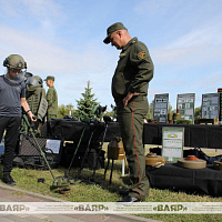 Военные сапёры принимают участие в праздничных мероприятиях, посвященных Дню танкистов