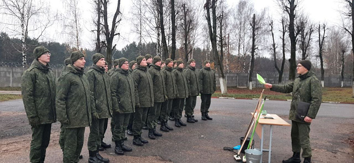 Занятие по обеспечению безопасности военной службы
