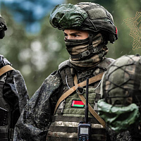 Продолжаются занятия по боевой подготовке с курсантами Военной академии Беларуси