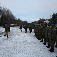 Белорусские военнослужащие встретили хлебом-солью коллег из России 
