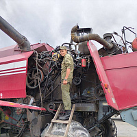 Белорусские военнослужащие продолжают оказывать помощь в уборке урожая