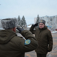  Сегодня в 147-м зенитном ракетном полку состоялась торжественная церемония принятия Военной присяги