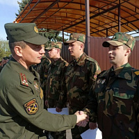 Проводы военнослужащих, выслуживших установленные сроки