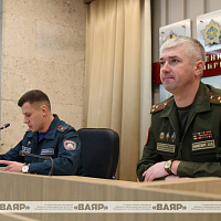 Сбор со специалистами службы противопожарной защиты Вооружённых Сил