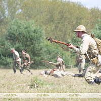 Военно-исторический фестиваль прошёл в Сморгони