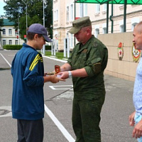Завершился военно-патриотический сбор среди юношей