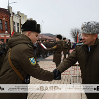 Новобранцы в составе ССО приняли присягу в Бобруйске